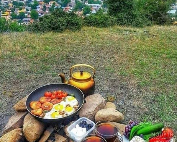  عکس پروفایل آشپزی در طبیعت