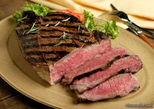  عکس غذای استیک گوشت