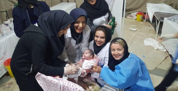  عکس نوزاد دختر در بیمارستان