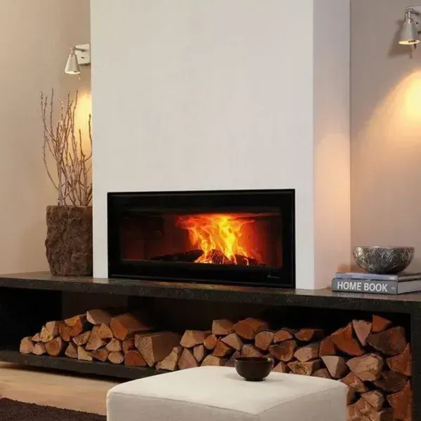  عکس شومینه هیزمی