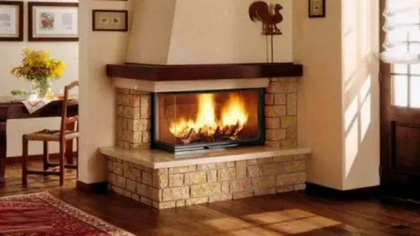  عکس شومینه هیزمی