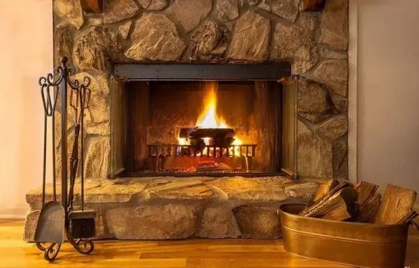  عکس شومینه هیزمی