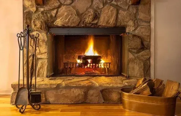  عکس شومینه هیزمی