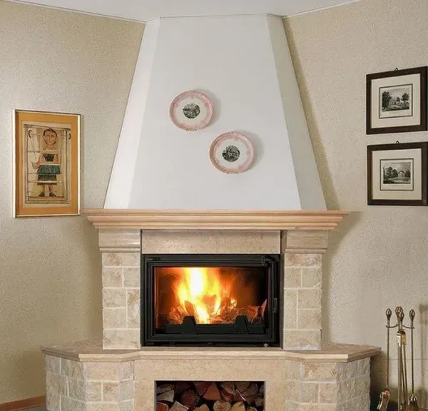  عکس شومینه هیزمی