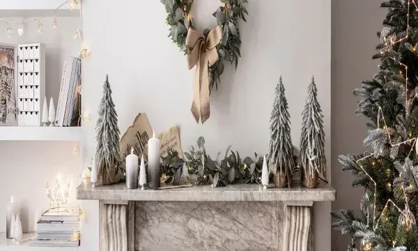  عکس از شومینه کریسمس