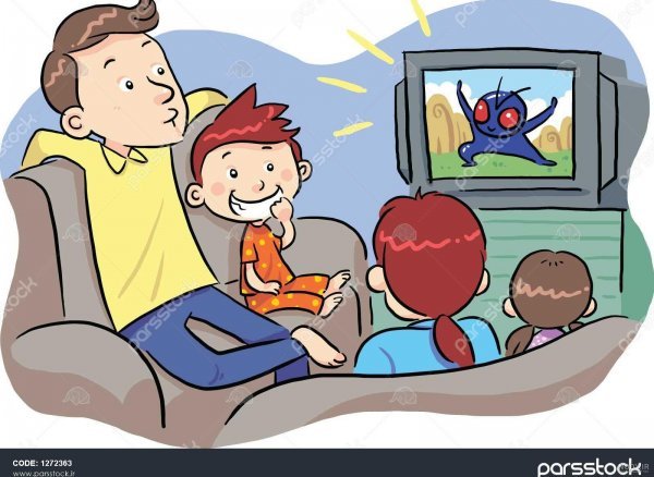  عکس از تماشا کردن تلویزیون