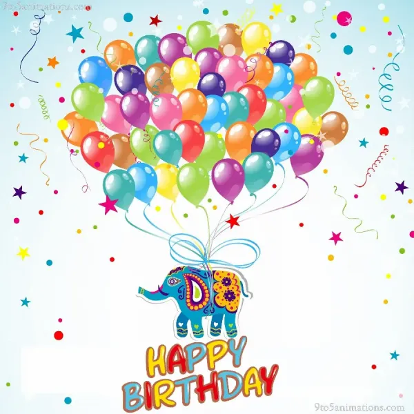  استوری بادکنک رنگارنگ برای تولد