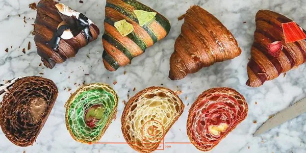  عکس انواع کروسان تازه  و خوشمزه