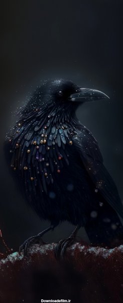  عکس کلاغ ترسناک