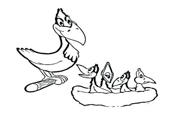  عکس کلاغ نقاشی