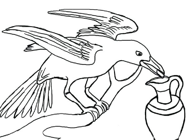  عکس کلاغ نقاشی