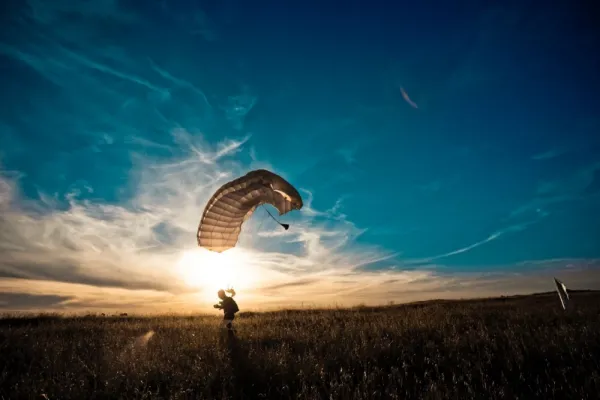  عکس از چتر نجات بزرگ و زیبا