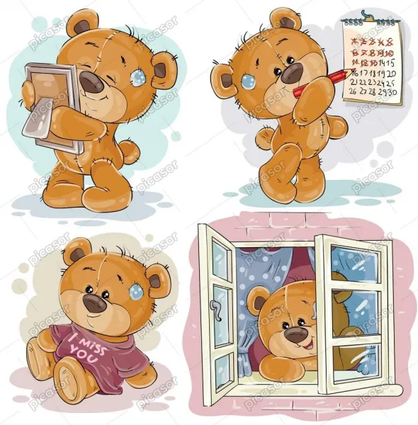  عکس خرس کارتونی