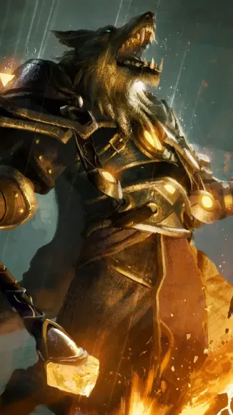  والپیپر انیمیشنی گرگینه برای تلگرام