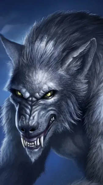  والپیپر انیمیشنی گرگینه برای تلگرام