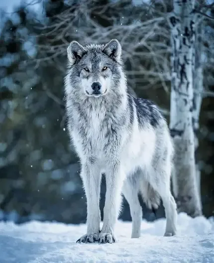  والپیپر کارتونی از گرگینه خاکستری ترسناک