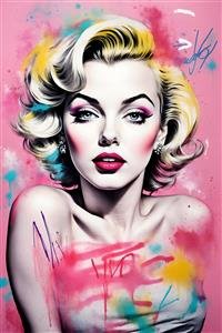  عکس مینیمال مرلین مونرو برای بک گراند دسکتاپ