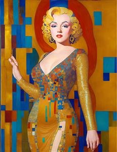  عکس مینیمال مرلین مونرو برای بک گراند دسکتاپ