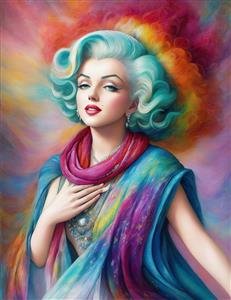  عکس مینیمال مرلین مونرو برای بک گراند دسکتاپ