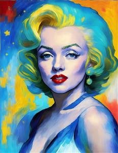  عکس مینیمال مرلین مونرو برای بک گراند دسکتاپ