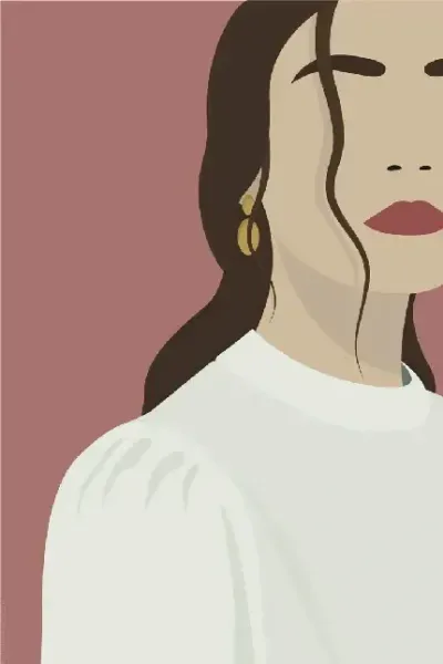  تصویر زمینه مینیمال دختر خوشگل