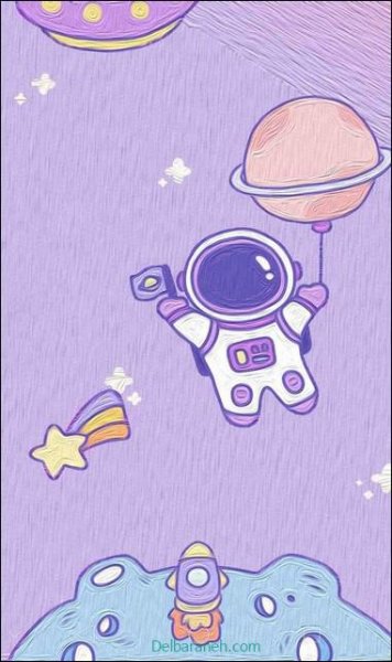  بک گراند مینیمال بنفش