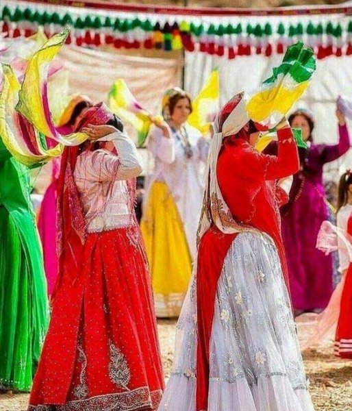 عکس دختر لر با لباس محلی از پشت سر
