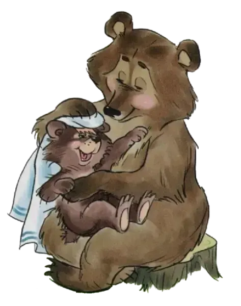  عکس خرس قهوه ای کارتونی