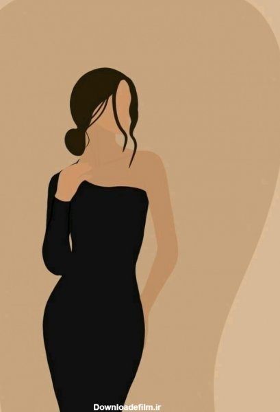  عکس پس زمینه دختر مینیمال با کیفیت بالا