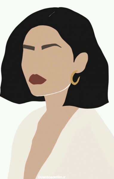  عکس پس زمینه دختر مینیمال با کیفیت بالا