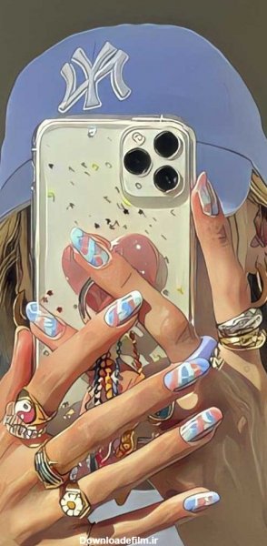  عکس پس زمینه دختر مینیمال با کیفیت بالا