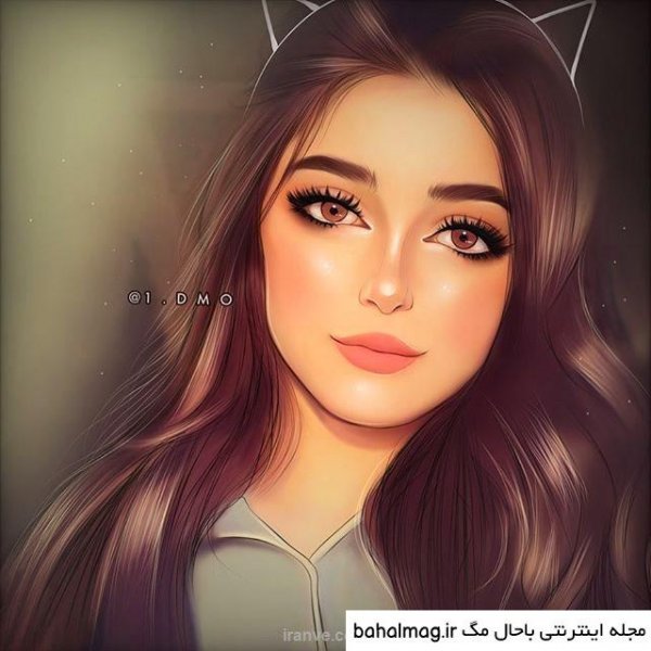  بک گراند چهره دختر برای آیفون