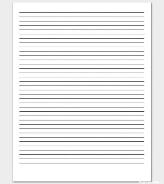  دانلود عکس صفحه سفید خط دار