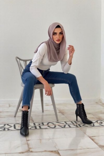 ژست عکاسی دخترانه ساده