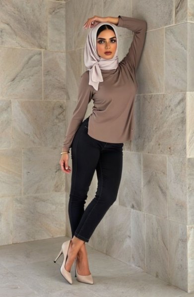  ژست عکاسی دخترانه ساده