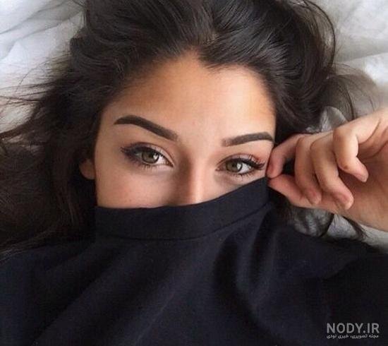  عکس ژست دخترانه سلفی