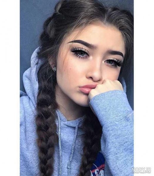  عکس ژست دخترانه سلفی