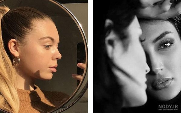  عکس ژست دخترانه سلفی