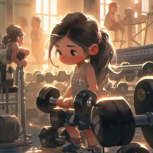  عکس ورزشی کارتونی و فانتزی دخترانه