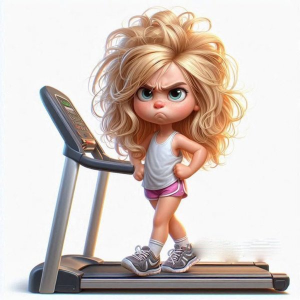  عکس ورزشی کارتونی و فانتزی دخترانه