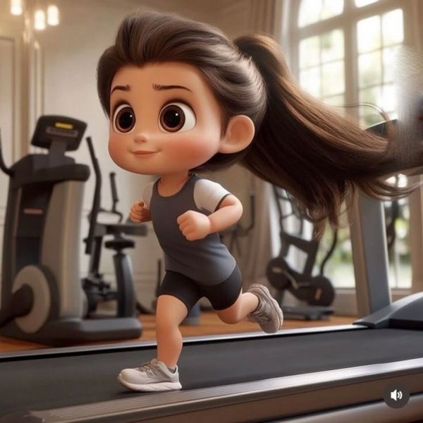  عکس ورزشی کارتونی و فانتزی دخترانه