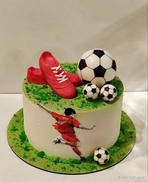  عکس کیک تولد ورزشی