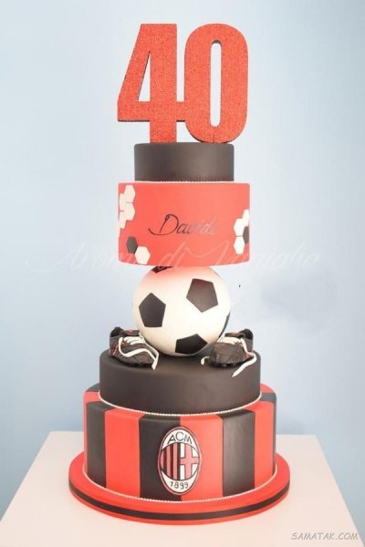  عکس کیک تولد ورزشی