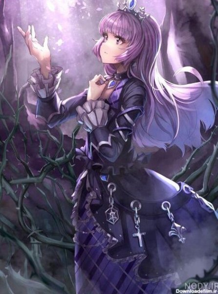 تصویر زمینه بنفش عاشقانه