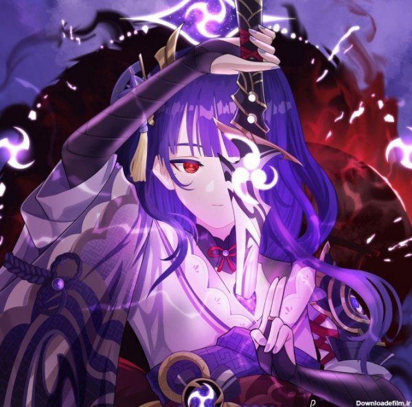 تصویر زمینه بنفش عاشقانه