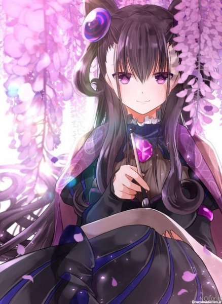 تصویر زمینه بنفش عاشقانه