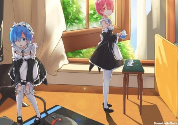  عکس انیمه رم و رام