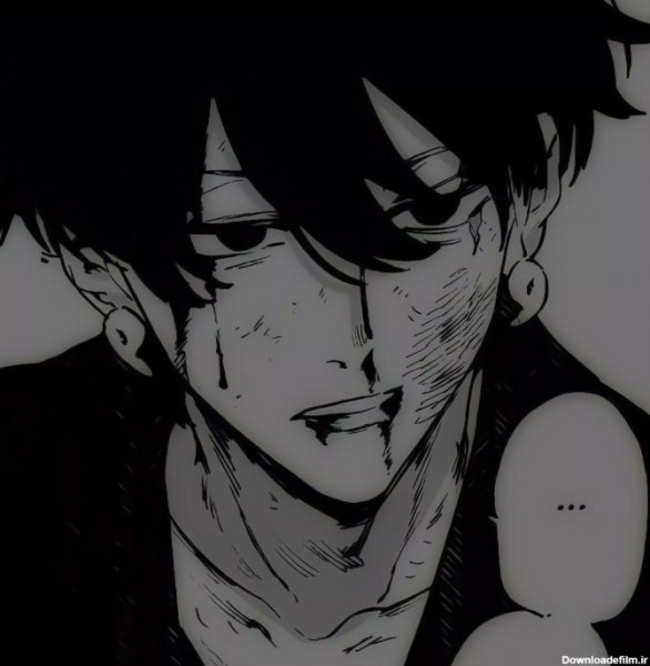 عکس انیمه کیوت سیاه