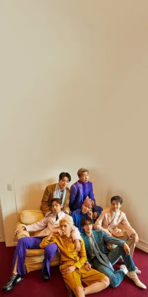  پروفایل بی تی اس بنفش