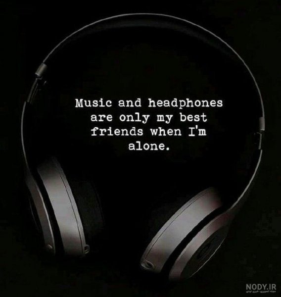  عکس دختر با هدفون برای پروفایل